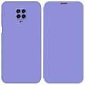 Funda Silicona Líquida con Tapa para Xiaomi Redmi Note 9S / Note 9 Pro color Morado Pastel