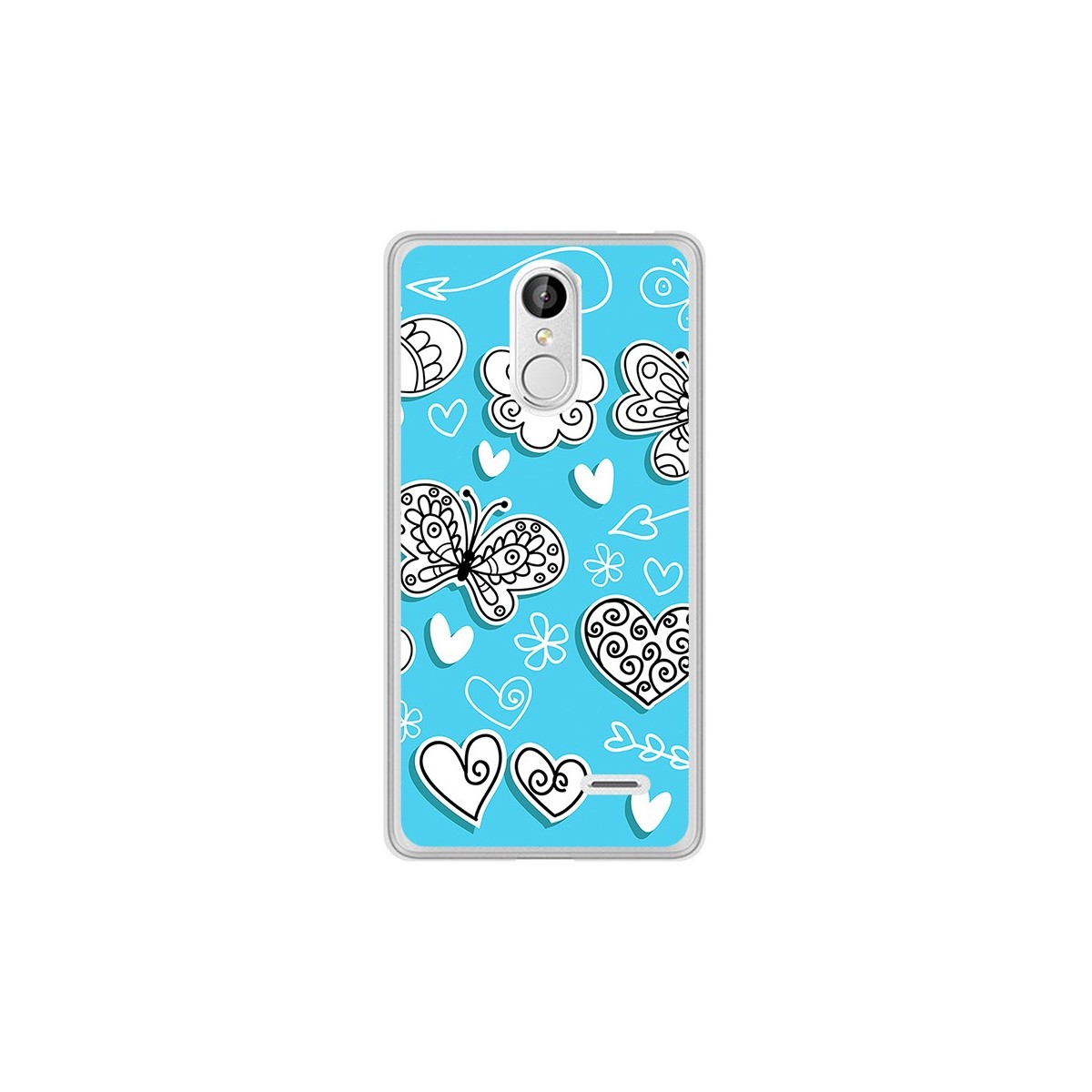 Funda Gel Tpu para Leagoo M5 Diseño Mariposas Dibujos