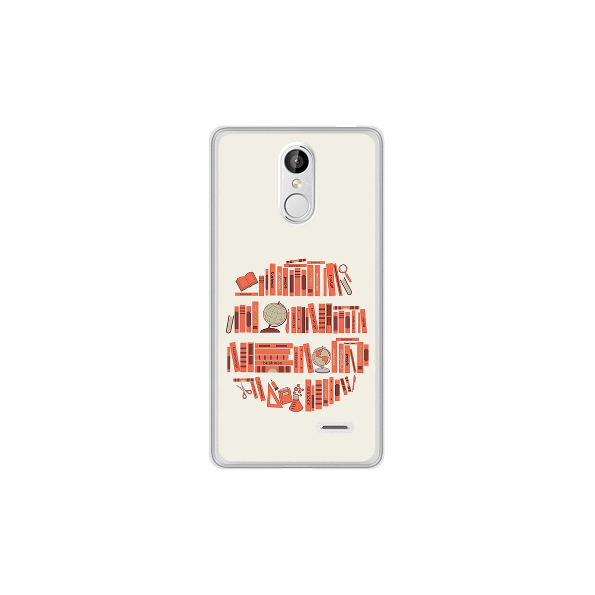 Funda Gel Tpu para Leagoo M5 Diseño Mundo Libro Dibujos