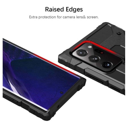 Funda Tipo Hybrid Tough Armor (Pc+Tpu) Negra para  Samsung Galaxy Note 20 Ultra