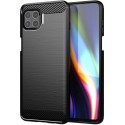 Funda Gel Tpu Tipo Carbon Negra para Motorola Moto G 5G Plus