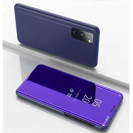 Funda Flip Cover Clear View para Samsung Galaxy S20 FE color Azul