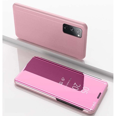 Funda Flip Cover Clear View para Samsung Galaxy S20 FE color Rosa