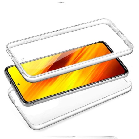 Funda Completa Transparente Pc + Tpu Full Body 360 para Xiaomi POCO X3 NFC / X3 PRO