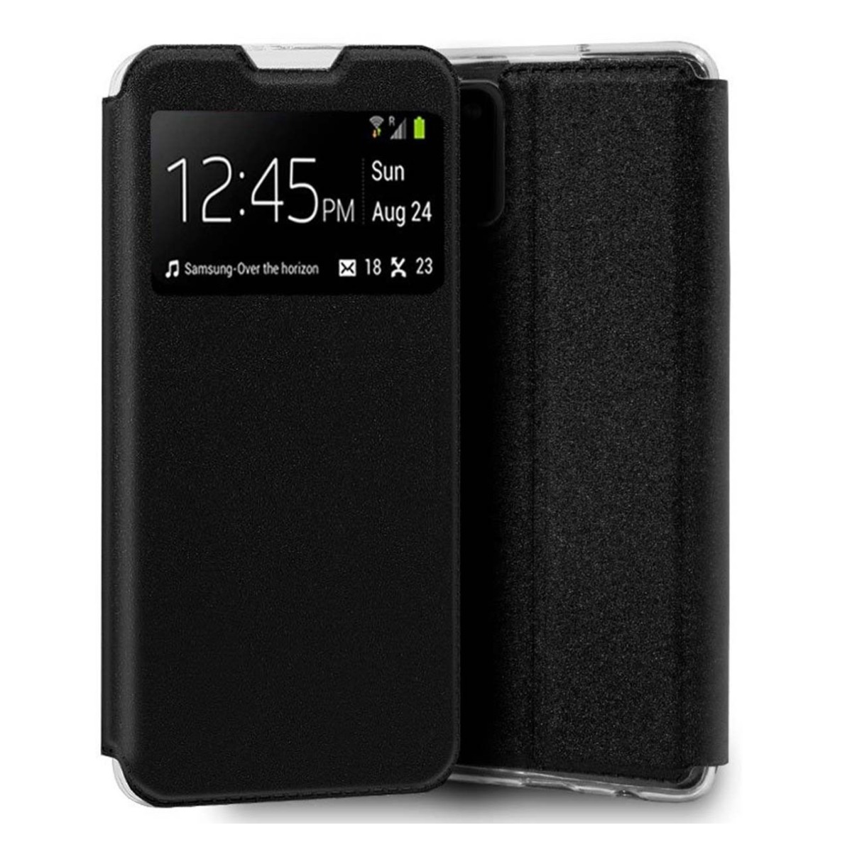 Funda Libro Soporte con Ventana para Xiaomi Mi 10T / Mi 10T Pro color Negra