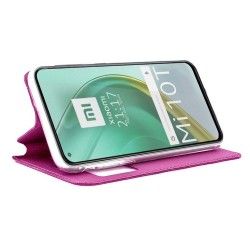 Funda Libro Soporte con Ventana para Xiaomi Mi 10T / Mi 10T Pro color Rosa 2