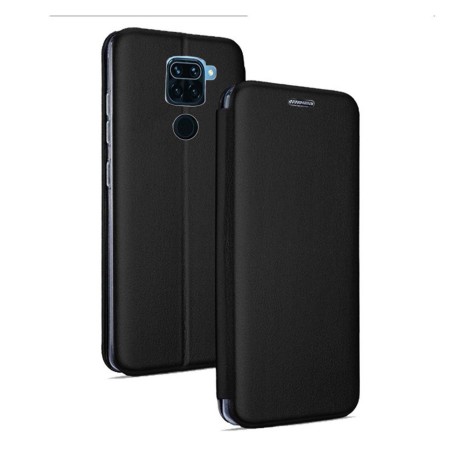 Funda Libro Soporte Magnética Elegance Negra para Xiaomi Redmi Note 9