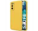 Funda Silicona Líquida Ultra Suave para Samsung Galaxy S20 FE color Amarilla