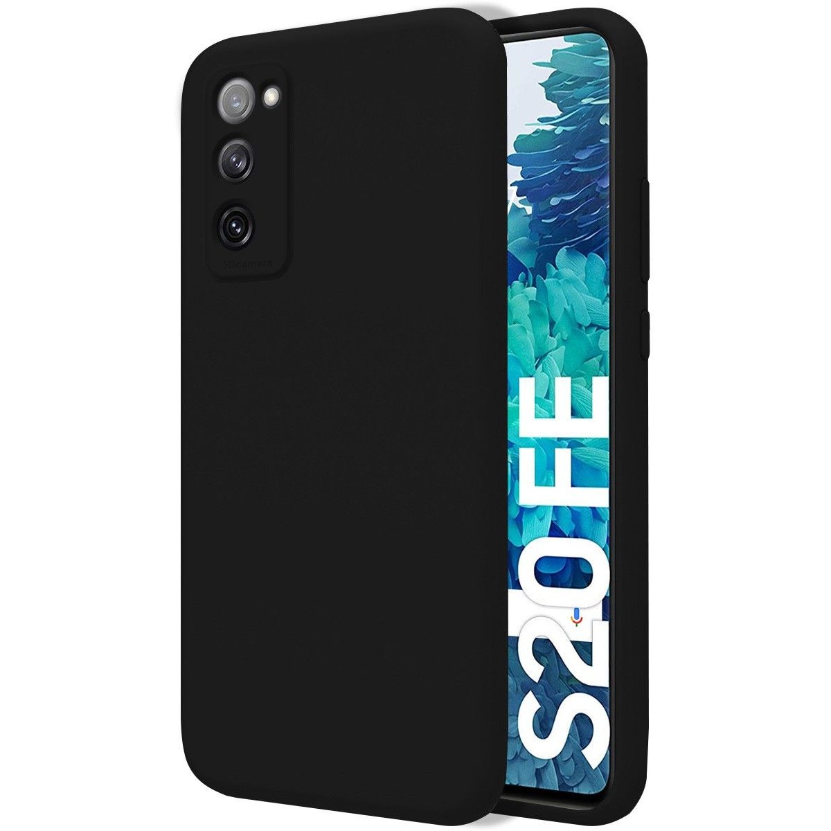 Funda Silicona Líquida Ultra Suave para Samsung Galaxy S20 FE color Negra