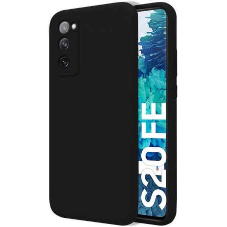 Funda Silicona Líquida Ultra Suave para Samsung Galaxy S20 FE color Negra