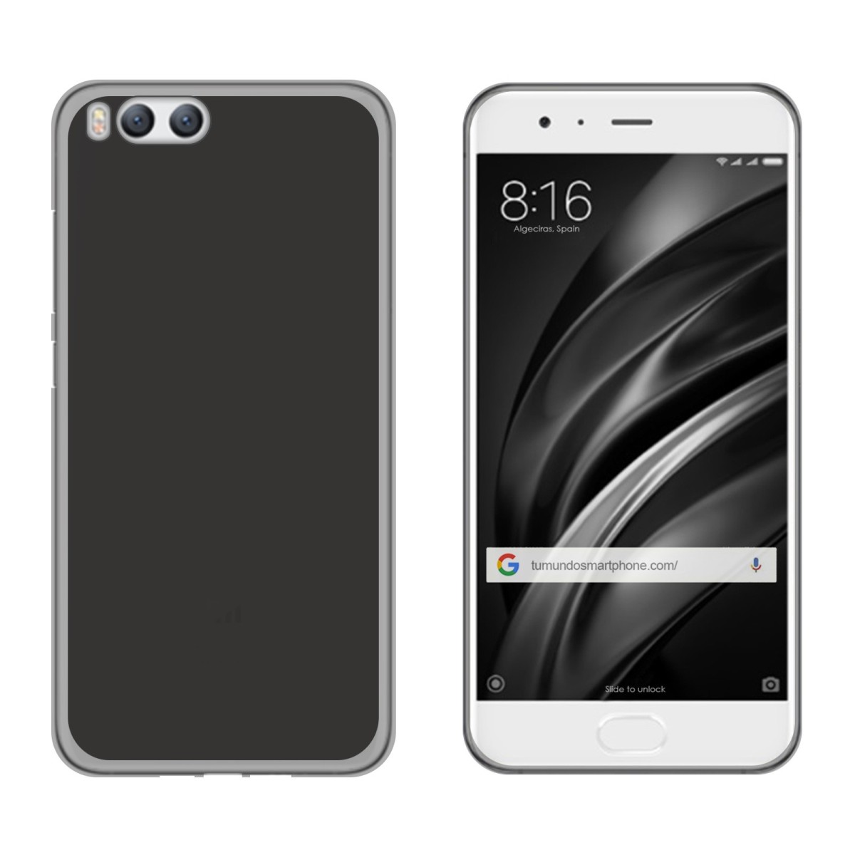 Funda Gel Tpu para Xiaomi Mi6 Color Negra