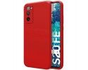 Funda Silicona Líquida Ultra Suave para Samsung Galaxy S20 FE color Roja