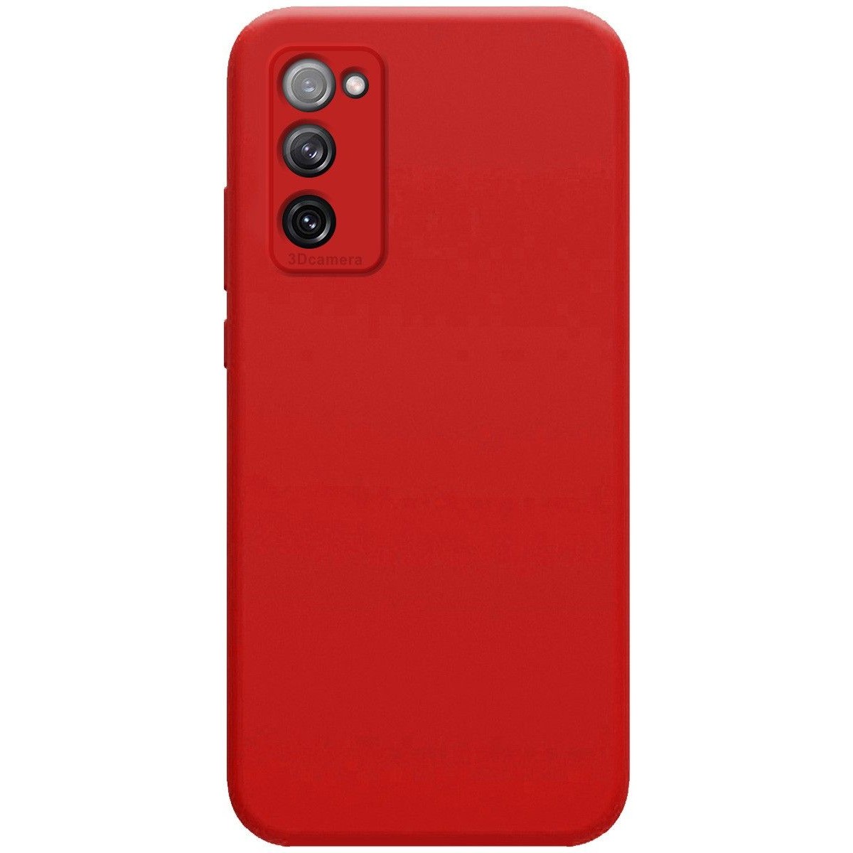 Funda Silicona Líquida Ultra Suave para Samsung Galaxy S20 FE color Roja