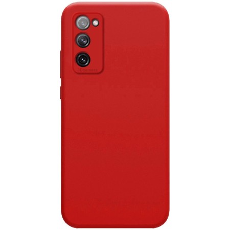 Funda Silicona Líquida Ultra Suave para Samsung Galaxy S20 FE color Roja