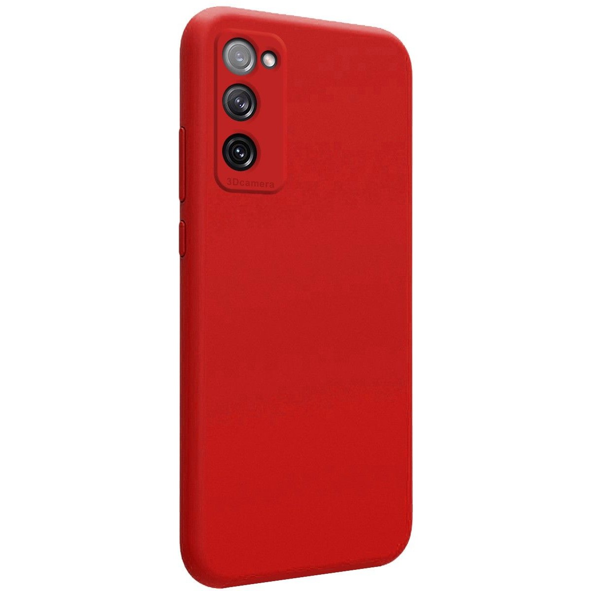 Funda Silicona Líquida Ultra Suave para Samsung Galaxy S20 FE color Roja