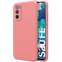Funda Silicona Líquida Ultra Suave para Samsung Galaxy S20 FE color Rosa