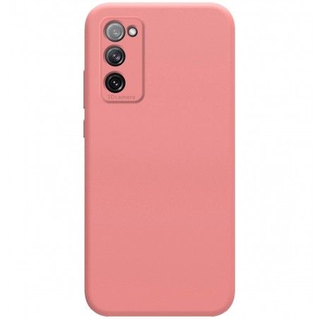 Funda Silicona Líquida Ultra Suave para Samsung Galaxy S20 FE color Rosa