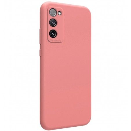 Funda Silicona Líquida Ultra Suave para Samsung Galaxy S20 FE color Rosa