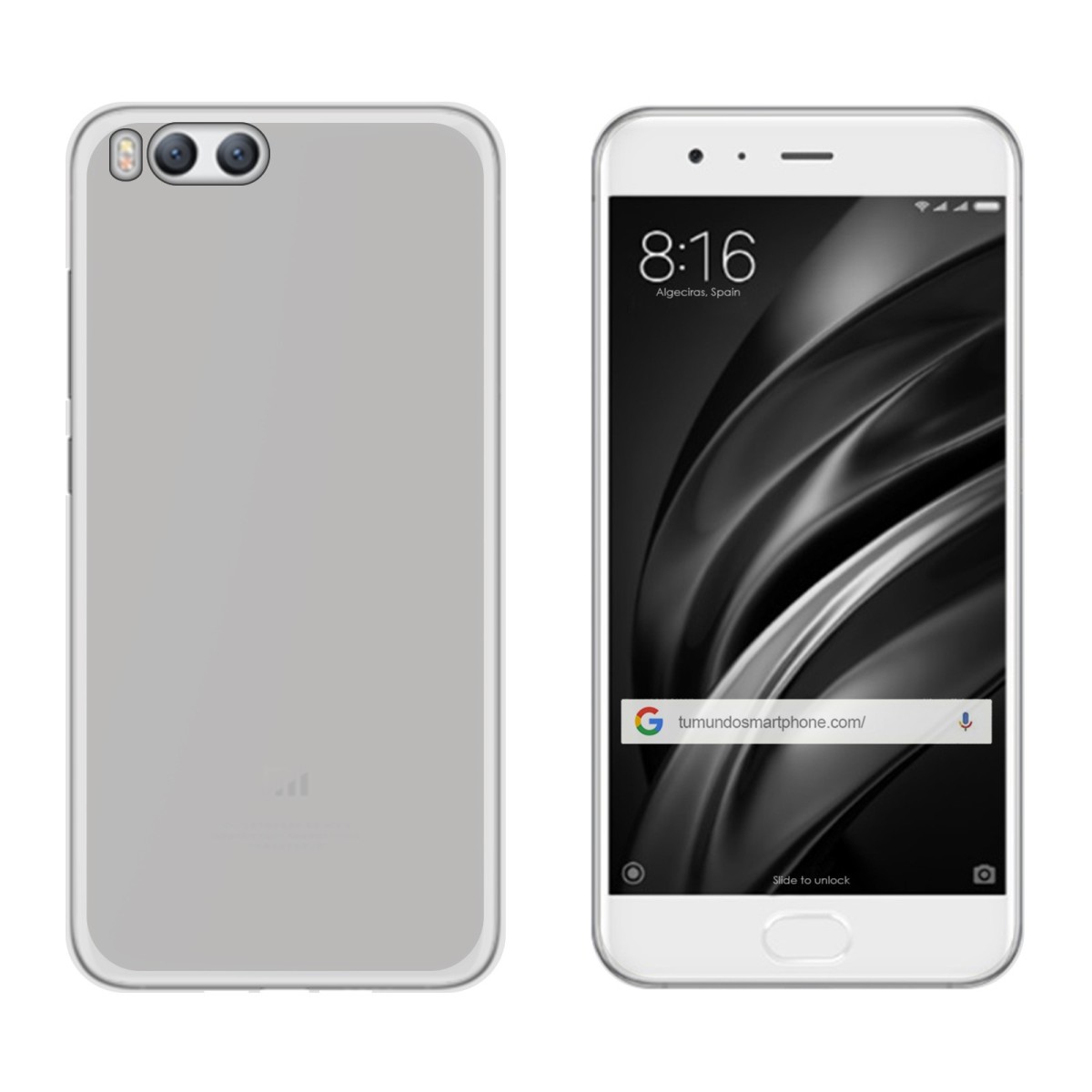 Funda Gel Tpu para Xiaomi Mi6 Color Transparente