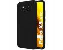 Funda Silicona Líquida Ultra Suave para Xiaomi POCO X3 NFC / X3 PRO color Negra