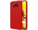 Funda Silicona Líquida Ultra Suave para Xiaomi POCO X3 NFC / X3 PRO color Roja