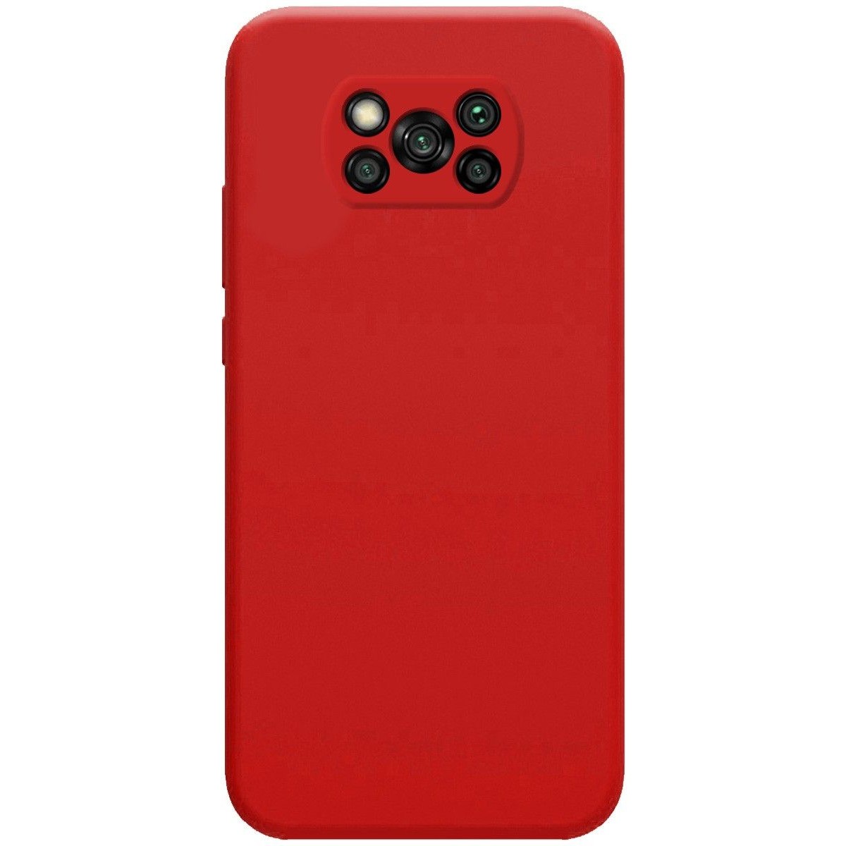 Funda Silicona Líquida Ultra Suave para Xiaomi POCO X3 NFC / X3 PRO color Roja