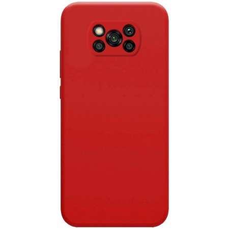 Funda Silicona Líquida Ultra Suave para Xiaomi POCO X3 NFC / X3 PRO color Roja