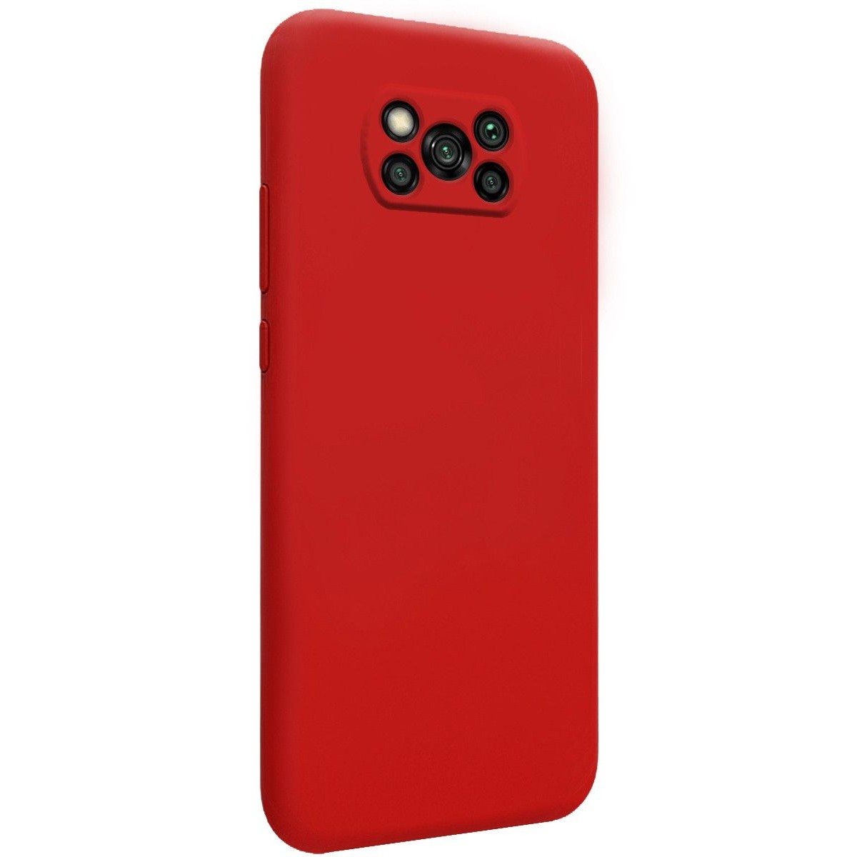 Funda Silicona Líquida Ultra Suave para Xiaomi POCO X3 NFC / X3 PRO color Roja