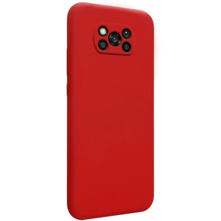 Funda Silicona Líquida Ultra Suave para Xiaomi POCO X3 NFC / X3 PRO color Roja