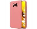 Funda Silicona Líquida Ultra Suave para Xiaomi POCO X3 NFC / X3 PRO color Rosa