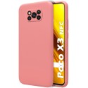 Funda Silicona Líquida Ultra Suave para Xiaomi POCO X3 NFC / X3 PRO color Rosa