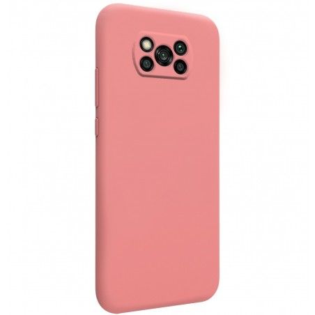 Funda Silicona Líquida Ultra Suave para Xiaomi POCO X3 NFC / X3 PRO color Rosa