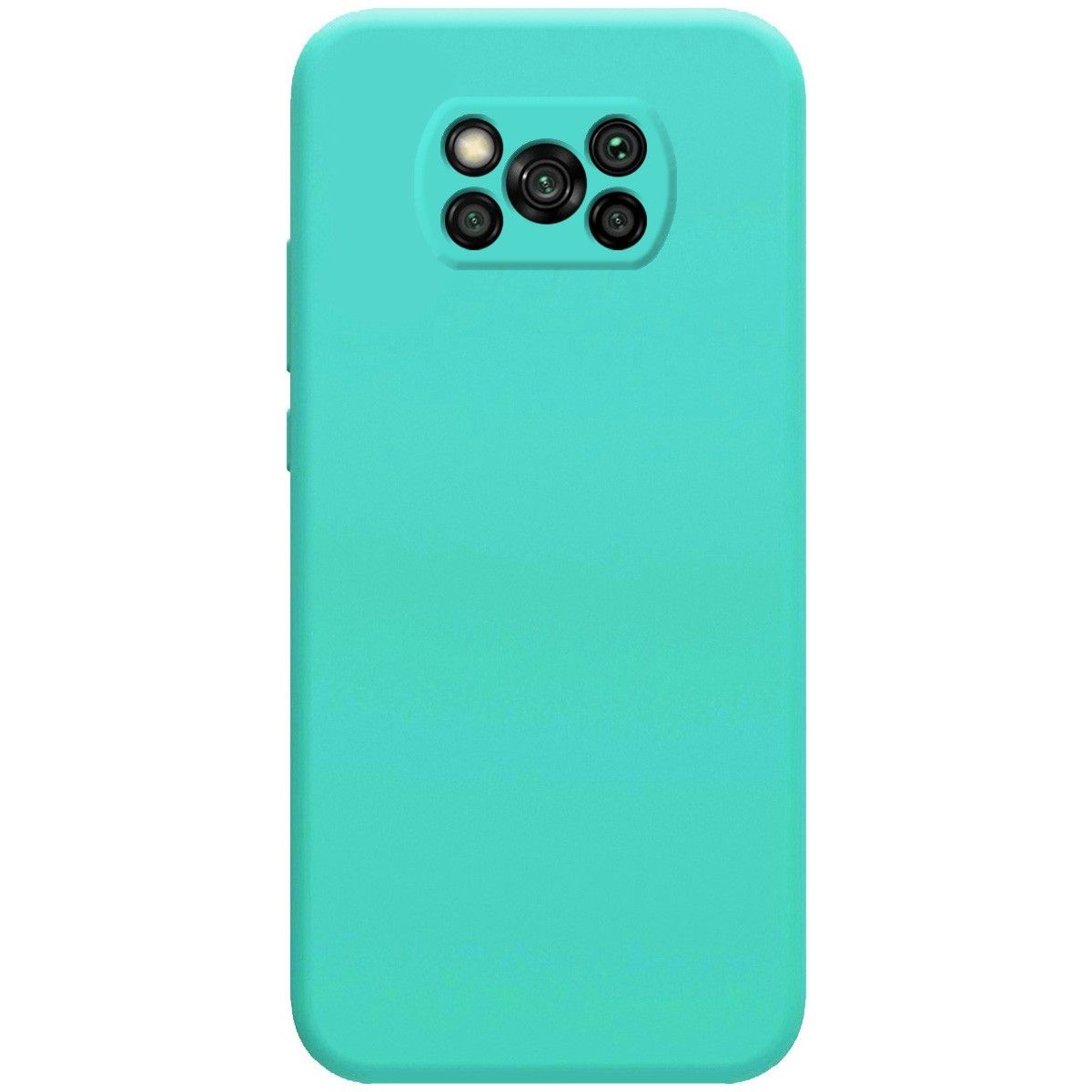 Funda Silicona Líquida Ultra Suave para Xiaomi POCO X3 NFC / X3 PRO color Verde