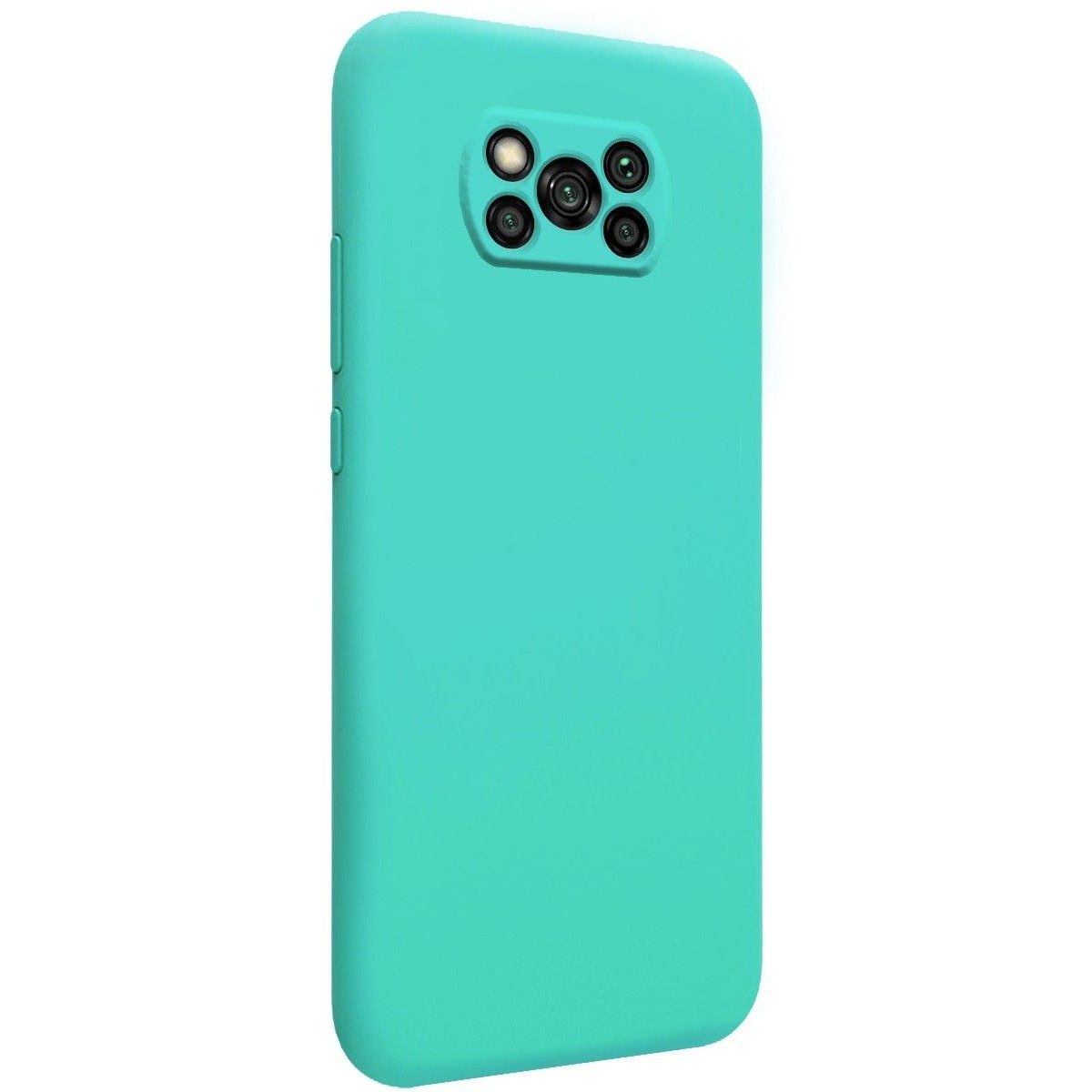 Funda Silicona Líquida Ultra Suave para Xiaomi POCO X3 NFC / X3 PRO color Verde