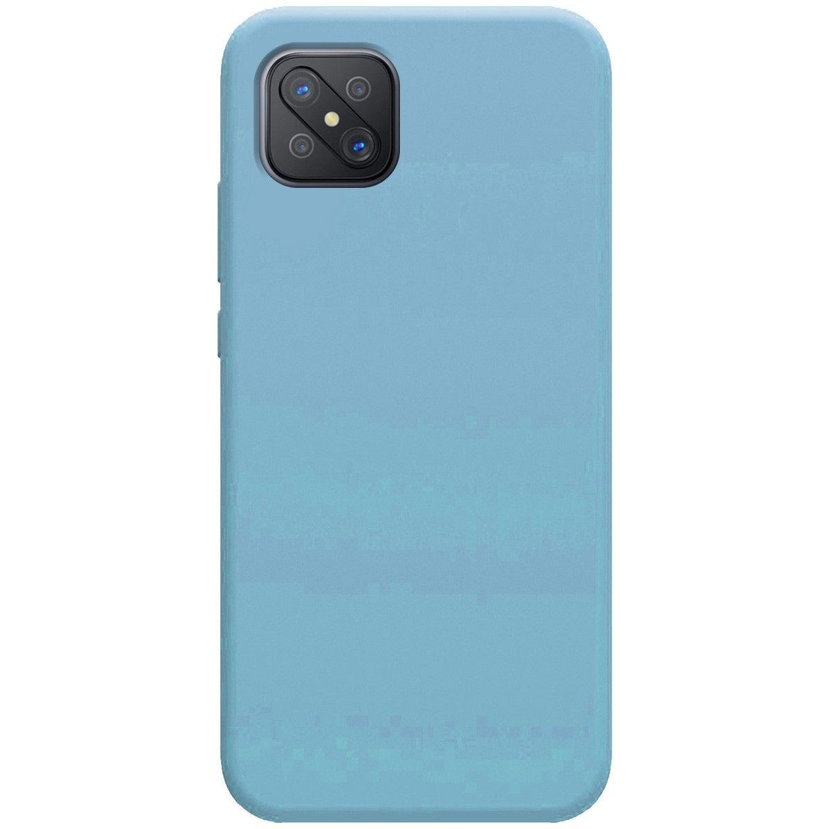 Funda Silicona Líquida Ultra Suave para Oppo Reno 4Z 5G color Azul