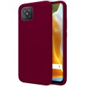 Funda Silicona Líquida Ultra Suave para Oppo Reno 4Z 5G color Roja Corinta