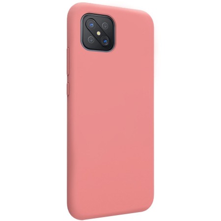 Funda Silicona Líquida Ultra Suave para Oppo Reno 4Z 5G color Rosa