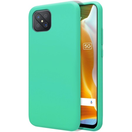 Funda Silicona Líquida Ultra Suave para Oppo Reno 4Z 5G color Verde