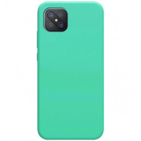 Funda Silicona Líquida Ultra Suave para Oppo Reno 4Z 5G color Verde