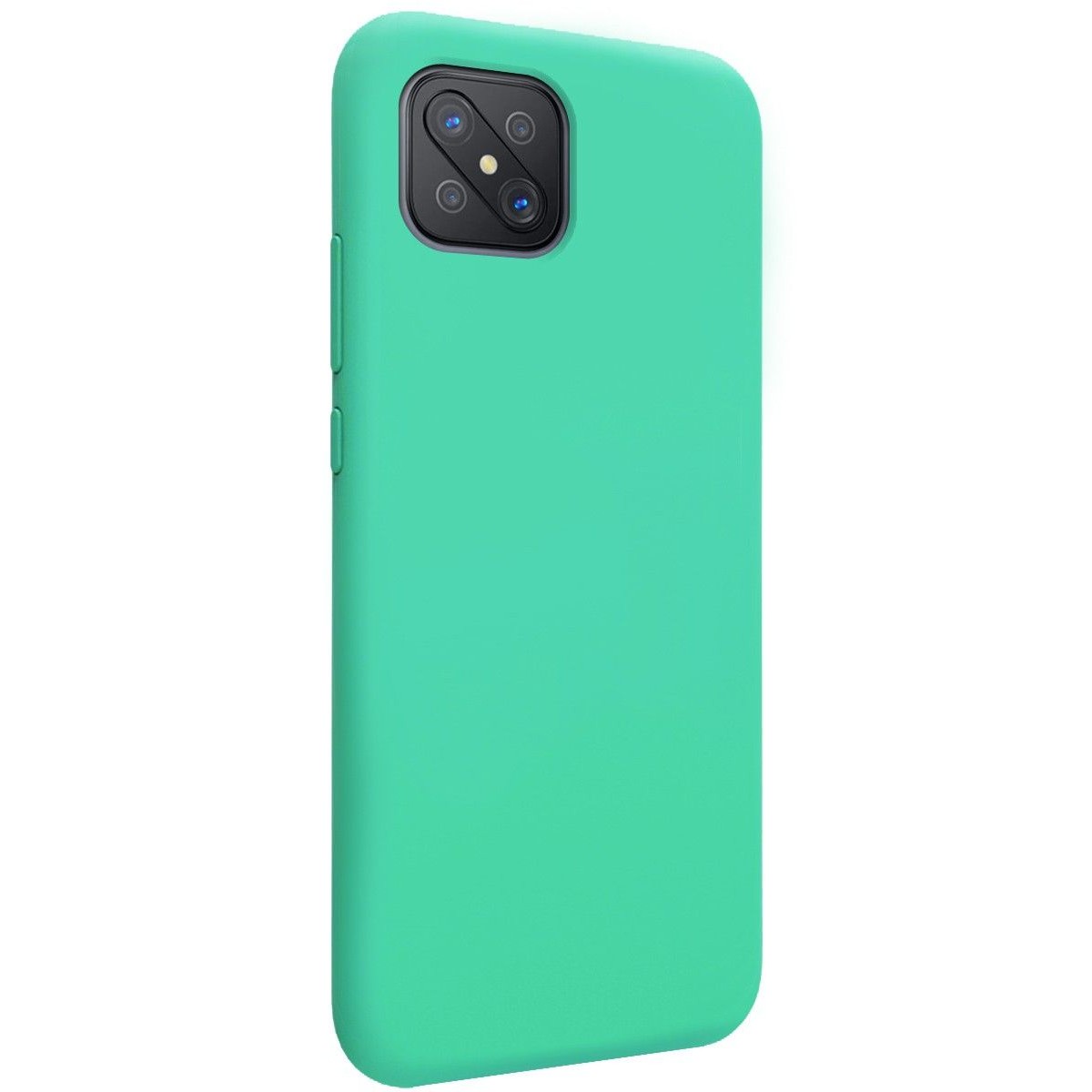 Funda Silicona Líquida Ultra Suave para Oppo Reno 4Z 5G color Verde