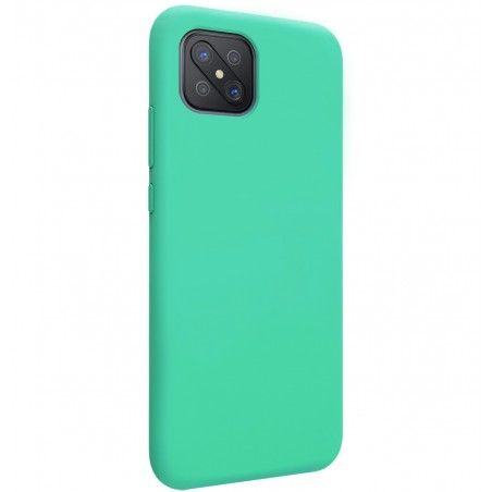 Funda Silicona Líquida Ultra Suave para Oppo Reno 4Z 5G color Verde