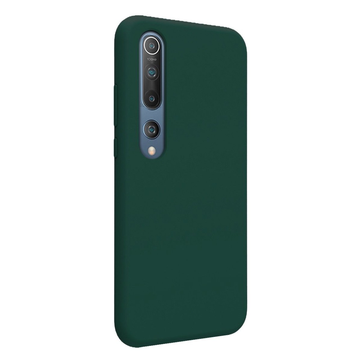 Funda Silicona Líquida Ultra Suave para Xiaomi Mi 10 / Mi 10 Pro color Verde Oscuro