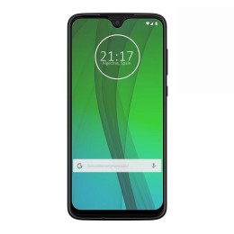 Protector Cristal Templado Completo 5D Full Glue Negro para Motorola Moto e6s Vidrio 2