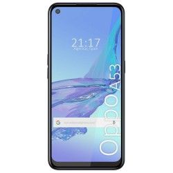 Protector Cristal Templado Completo 5D Full Glue Negro para Oppo A53 / A53s Vidrio 2