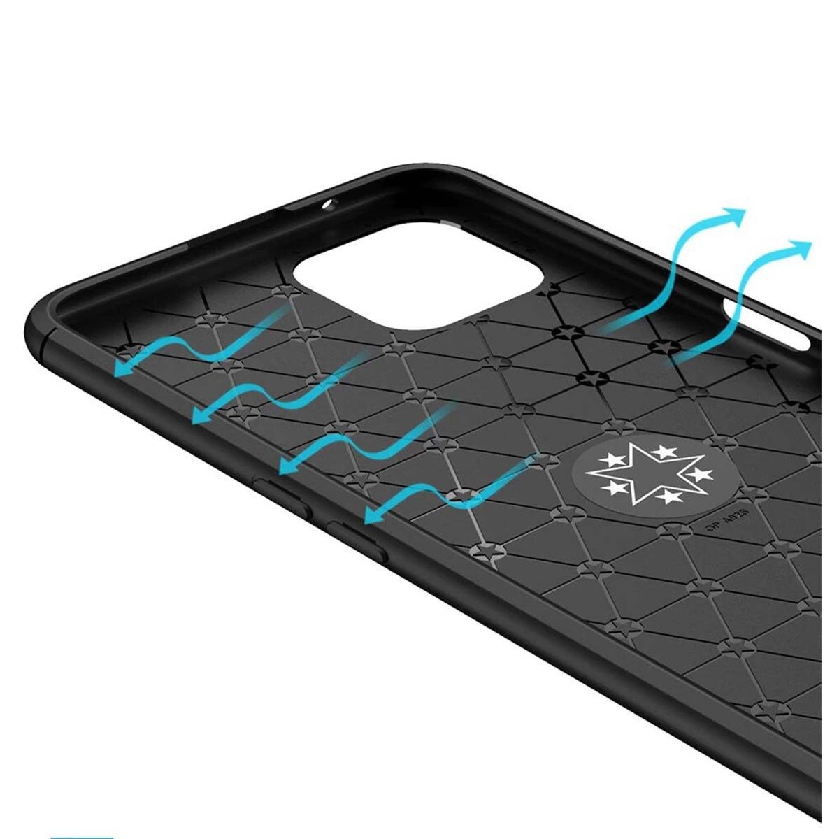 Funda Magnetica Soporte con Anillo Giratorio 360 para Oppo Reno 4Z 5G Azul