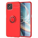 Funda Magnetica Soporte con Anillo Giratorio 360 para Oppo Reno 4Z 5G Rojo