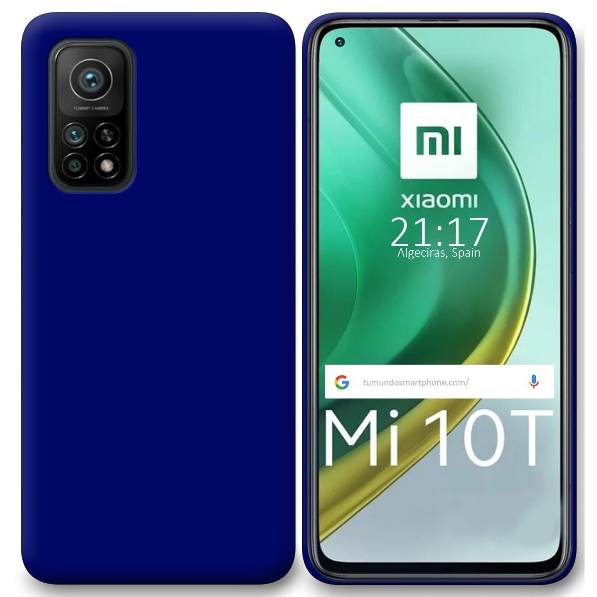 Funda Silicona Gel TPU Azul para Xiaomi Mi 10T / 10T Pro