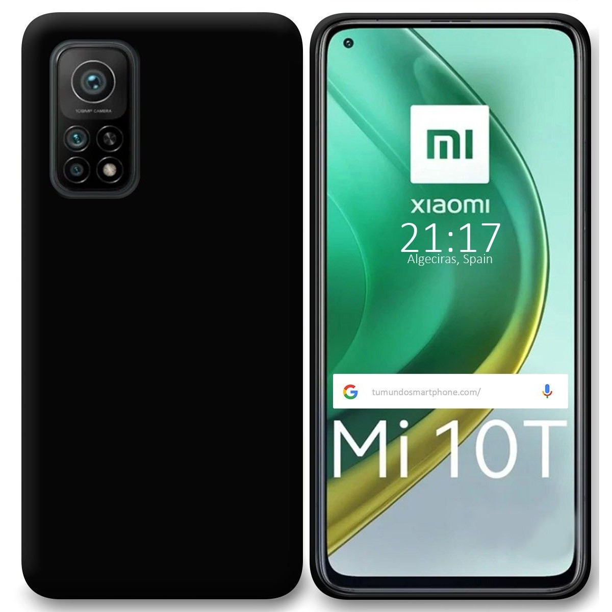 Funda Silicona Gel TPU Negra para Xiaomi Mi 10T / 10T Pro