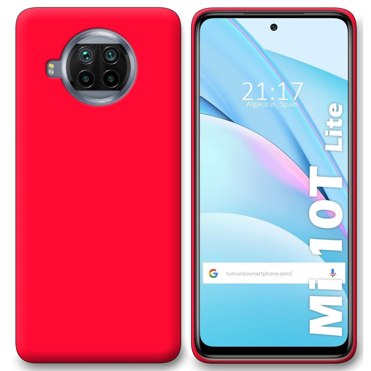 Funda Silicona Gel TPU Rosa para Xiaomi Mi 10T Lite