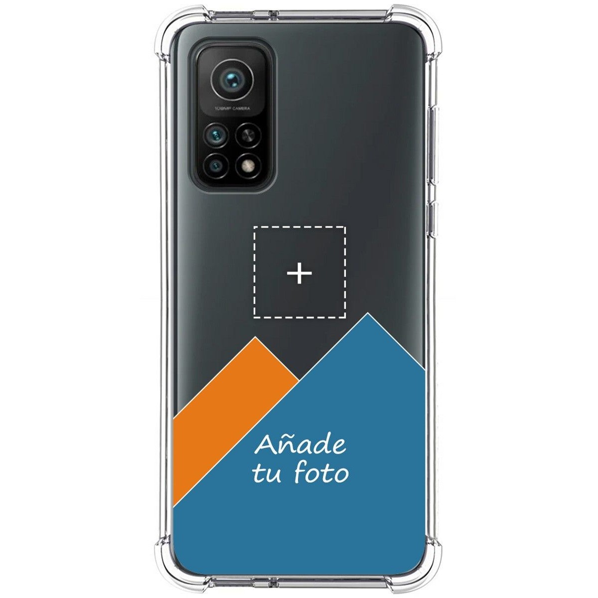 Personaliza tu Funda Silicona Anti-Golpes Transparente con tu Fotografía para Xiaomi Mi 10T / MI 10T Pro personalizada